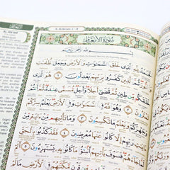 Maqdis Al-Quran Al Kareem Word by Word The Noble Quran Colour Coded Tajweed B5 Size