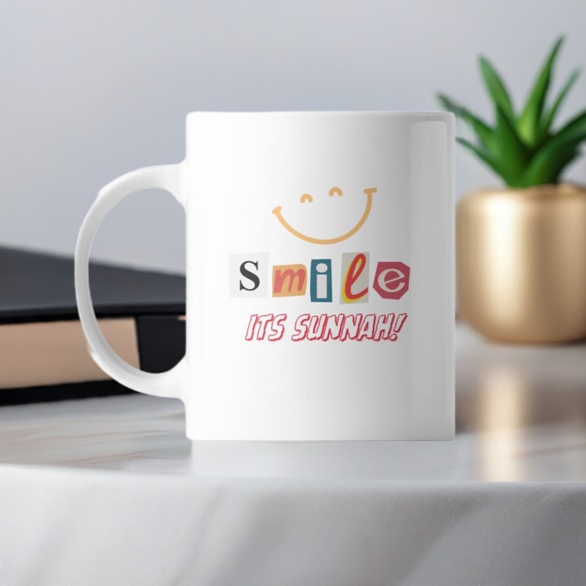 "Smile, It's Sunnah" Coffee Mug