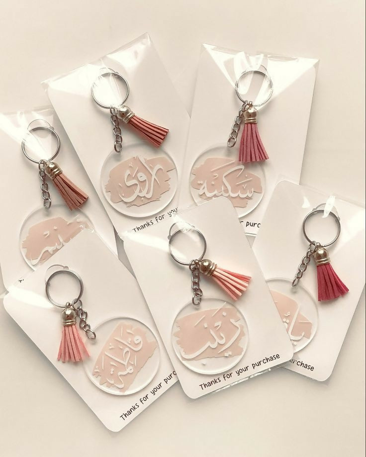 Personalised keychains