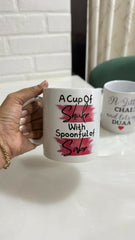 "A Cup of Shukr with a Spoonful of Sabr" Coffee Mug